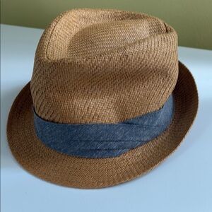Target Tan Paper Fedora Size L/XL